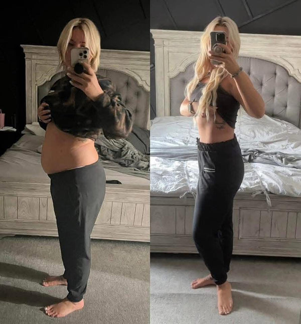 My waist is finally coming back. I can actually see a difference when I look in the mirror.